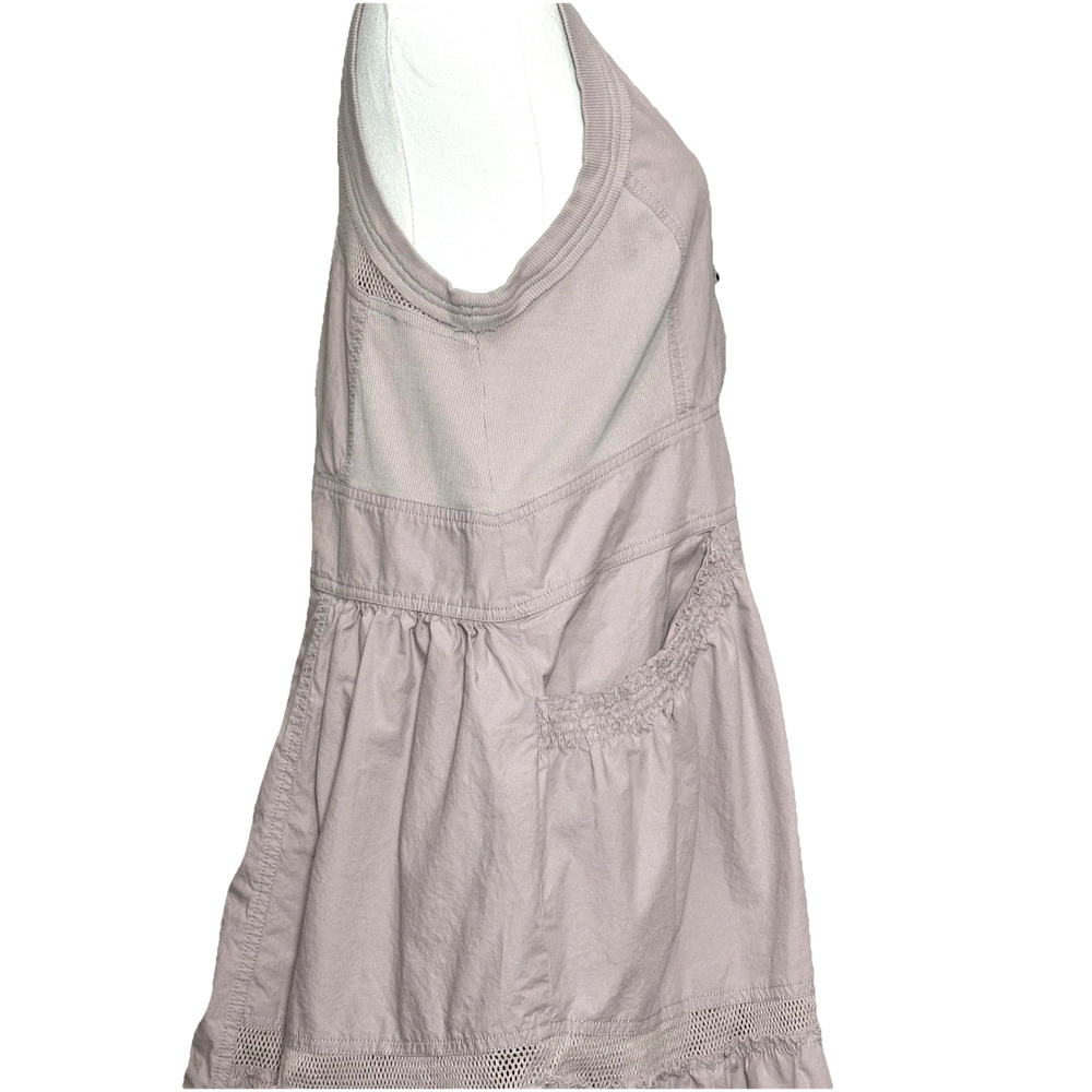 Daily Practice Trek Utility Dusty Purple Cotton Racerback Mesh Mini Dress Small - Picture 6 of 12